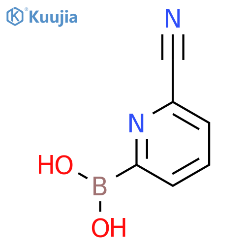 6-Cyanopyridine-2-boronic Acid structure