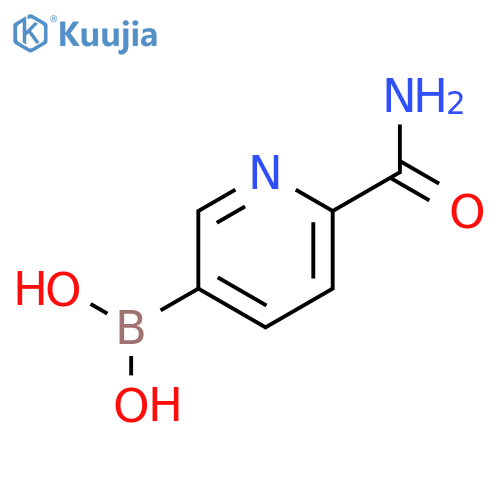 6-(Aminocarbonyl)pyridine-3-boronic Acid structure
