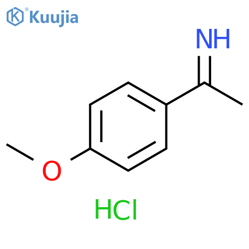 Benzenemethanimine, 4-methoxy-α-methyl-, hydrochloride (1:1) structure