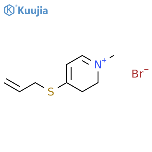 PYRIDINIUM, 2,3-DIHYDRO-1-METHYL-4-(2-PROPENYLTHIO)-, BROMIDE structure