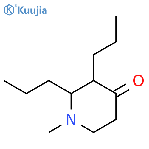4-Piperidinone, 1-methyl-2,3-dipropyl- structure
