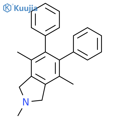 1H-Isoindole, 2,3-dihydro-2,4,7-trimethyl-5,6-diphenyl- structure