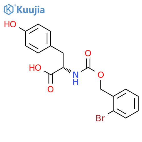 L-Tyrosine, N-[[(2-bromophenyl)methoxy]carbonyl]- structure