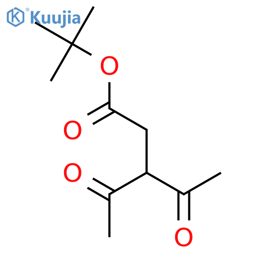 tert-Butyl 3-acetyl-4-oxopentanoate structure