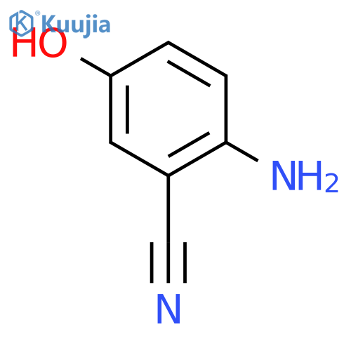 2-Amino-5-hydroxybenzonitrile structure
