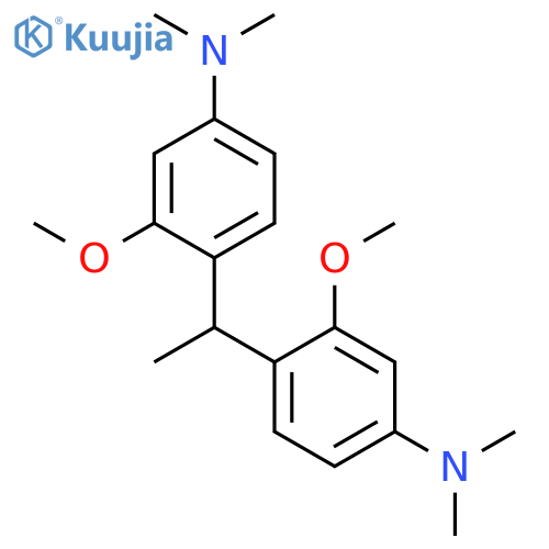 Benzenamine, 4,4'-ethylidenebis[3-methoxy-N,N-dimethyl- structure