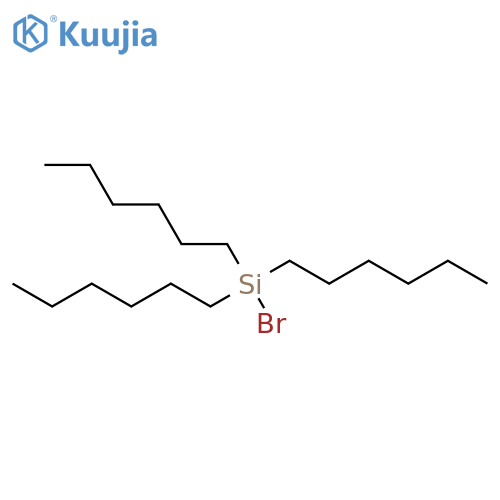 Silane, bromotrihexyl- structure
