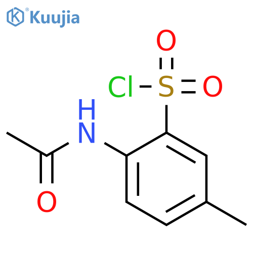 2-(Acetylamino)-5-methylbenzenesulfonyl chloride structure