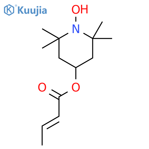 1-Piperidinyloxy, 2,2,6,6-tetramethyl-4-[(1-oxo-2-butenyl)oxy]- structure