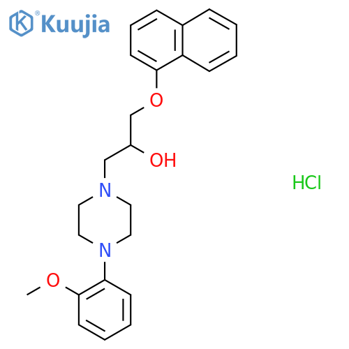 Naftopidil hydrochloride structure