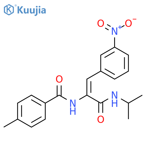 (2E)-2-(4-methylphenyl)formamido-3-(3-nitrophenyl)-N-(propan-2-yl)prop-2-enamide structure