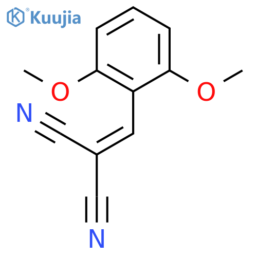 PROPANEDINITRILE, [(2,6-DIMETHOXYPHENYL)METHYLENE]- structure