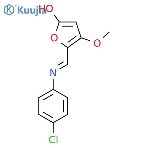 5-[(4-CHLOROANILINO)METHYLENE]-4-METHOXY-2(5H)-FURANONE structure