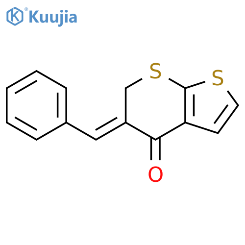 5-(Z)-Phenylmethylidene-4H-thieno2,3-bthiopyran-4(6H)-one structure