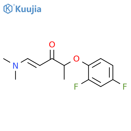 4-(2,4-Difluorophenoxy)-1-(dimethylamino)-1-penten-3-one structure