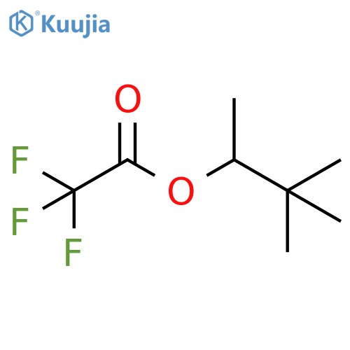 Acetic acid, 2,2,2-trifluoro-, 1,2,2-trimethylpropyl ester structure