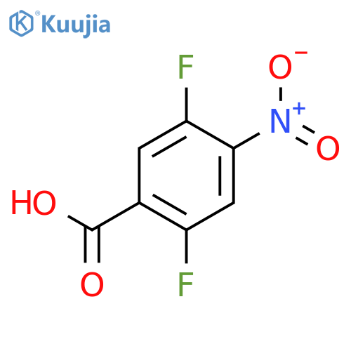 2,5-Difluoro-4-nitrobenzoic acid structure