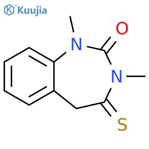 2H-1,3-Benzodiazepin-2-one,1,3,4,5-tetrahydro-1,3-dimethyl-4-thioxo- structure