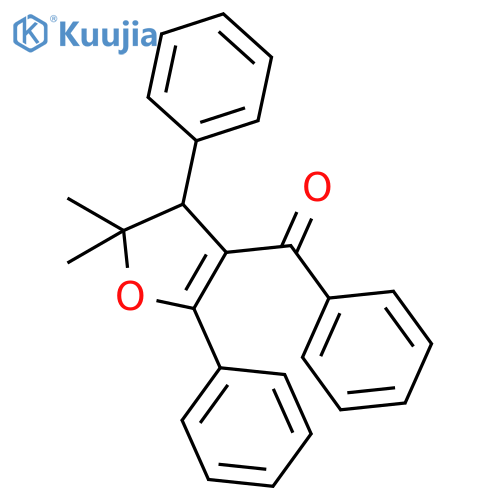 METHANONE, (4,5-DIHYDRO-5,5-DIMETHYL-2,4-DIPHENYL-3-FURANYL)PHENYL- structure