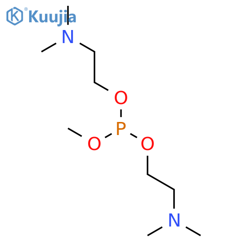 Phosphorous acid, bis[2-(dimethylamino)ethyl] methyl ester structure