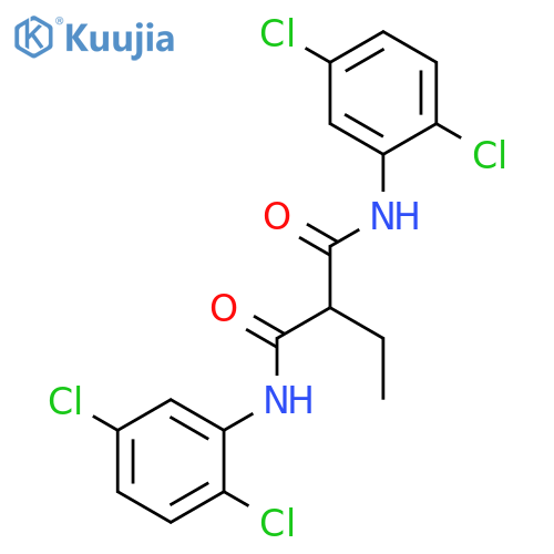 Propanediamide, N,N'-bis(2,5-dichlorophenyl)-2-ethyl- structure