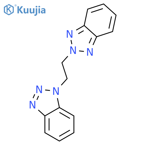 1H-Benzotriazole, 1-[2-(2H-benzotriazol-2-yl)ethyl]- structure