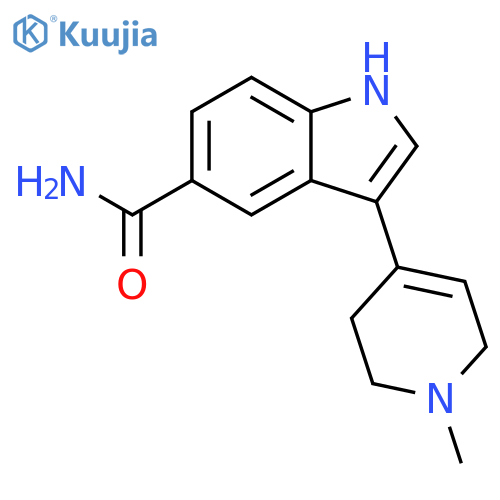 1H-Indole-5-carboxamide, 3-(1,2,3,6-tetrahydro-1-methyl-4-pyridinyl)- structure