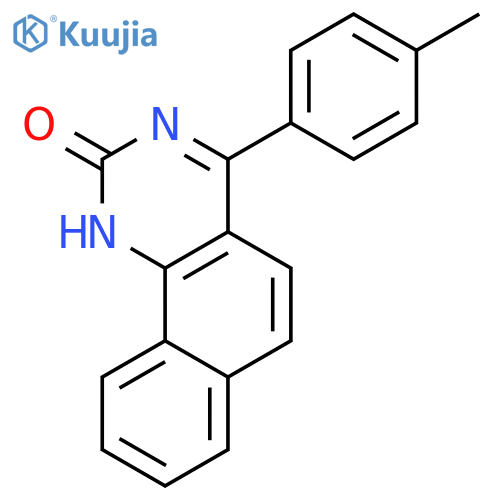 Benzo[h]quinazolin-2(1H)-one, 4-(4-methylphenyl)- structure