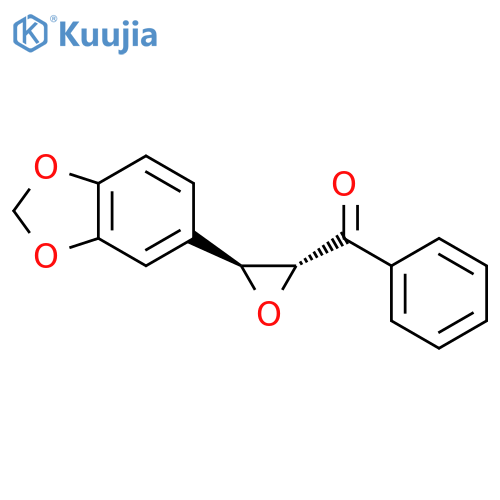 METHANONE, [(2R,3S)-3-(1,3-BENZODIOXOL-5-YL)OXIRANYL]PHENYL-, REL- structure