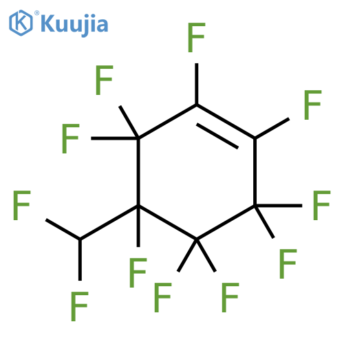 4-(difluoromethyl)-1,2,3,3,4,5,5,6,6-nonafluorocyclohexene structure