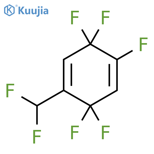 1,4-Cyclohexadiene, 1-(difluoromethyl)-3,3,4,6,6-pentafluoro- structure