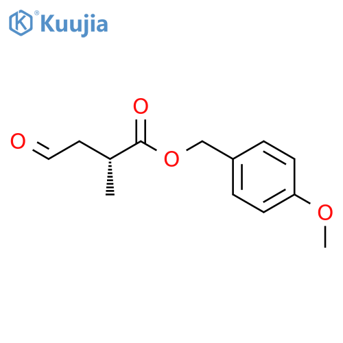 Butanoic acid, 2-methyl-4-oxo-, (4-methoxyphenyl)methyl ester, (R)- structure