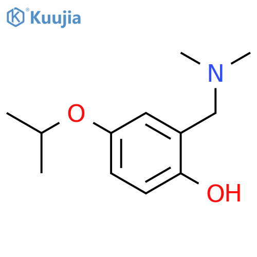 2-[(dimethylamino)methyl]-4-isopropoxyphenol structure