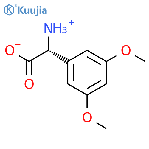 2-amino-2-(3,5-dimethoxyphenyl)acetic acid structure