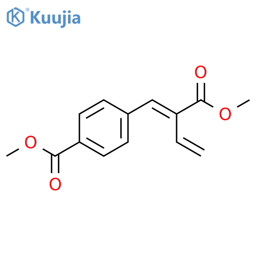 Benzoic acid, 4-[2-(methoxycarbonyl)-1,3-butadienyl]-, methyl ester, (E)- (9CI) structure