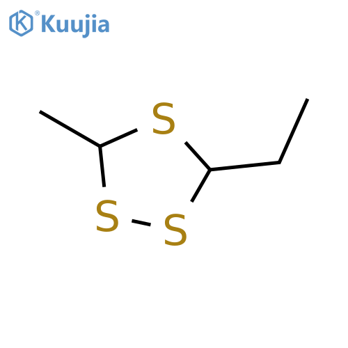 3-Ethyl-5-methyl-1,2,4-trithiolane structure