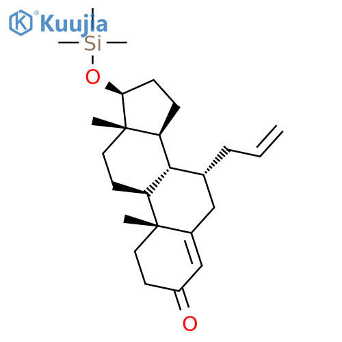 Androst-4-en-3-one, 7-(2-propenyl)-17-[(trimethylsilyl)oxy]-, (7a,17b)- structure