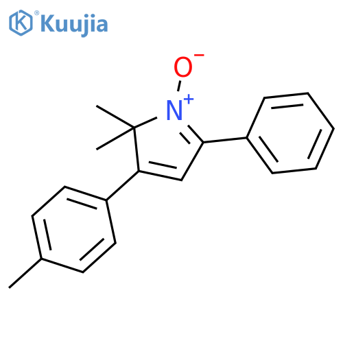 2H-Pyrrole, 2,2-dimethyl-3-(4-methylphenyl)-5-phenyl-, 1-oxide structure