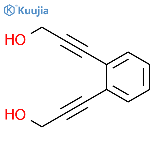 2-Propyn-1-ol, 3,3'-(1,2-phenylene)bis- structure