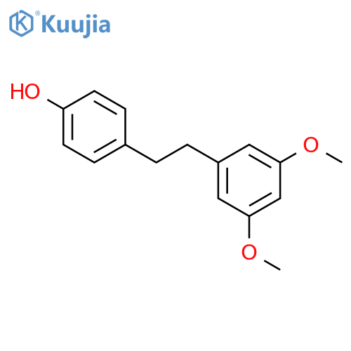 Phenol,4-[2-(3,5-dimethoxyphenyl)ethyl]- structure