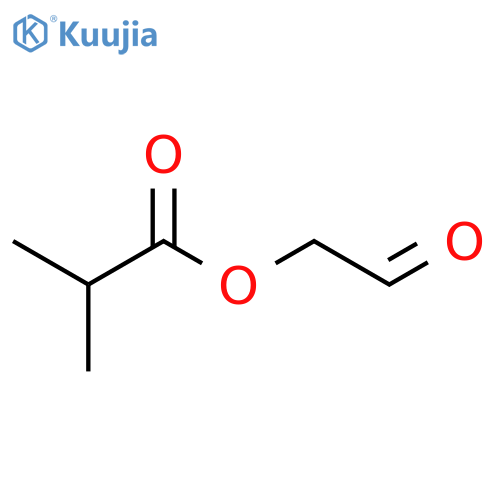 2-oxoethyl 2-methylpropanoate structure