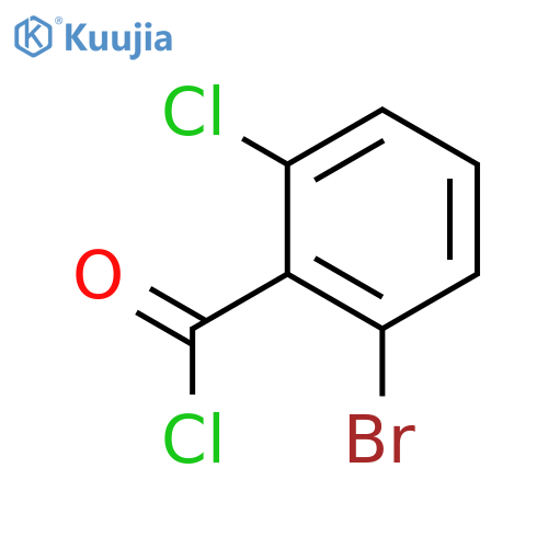 2-bromo-6-chlorobenzoyl Chloride structure