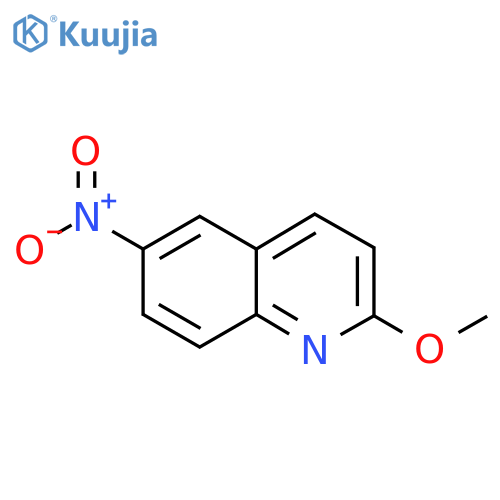 2-Methoxy-6-nitroquinoline structure