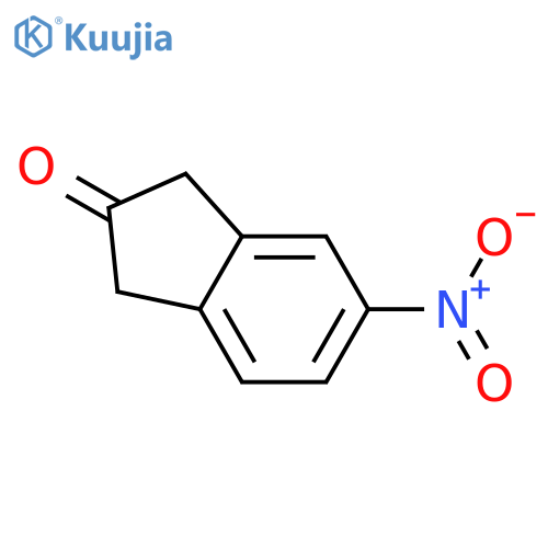 5-nitroindan-2-one structure