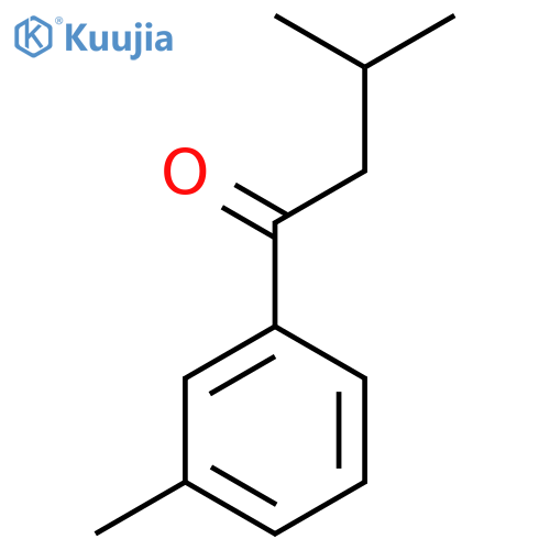 3-methyl-1-(3-methylphenyl)butan-1-one structure
