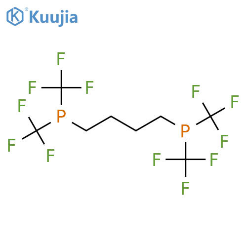 Phosphine, 1,4-butanediylbis[bis(trifluoromethyl)- structure