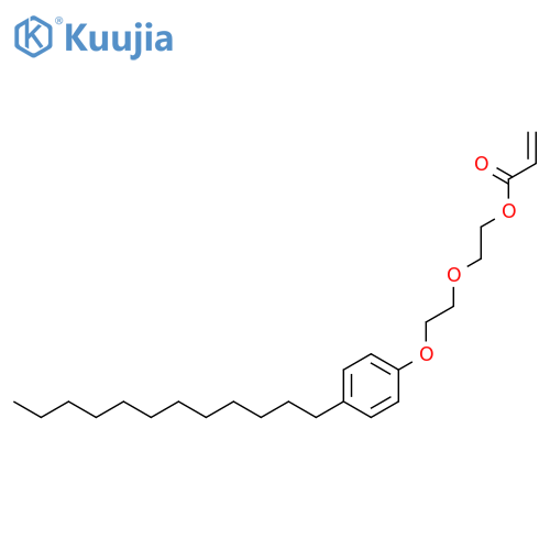 2-[2-(4-dodecylphenoxy)ethoxy]ethyl prop-2-enoate structure