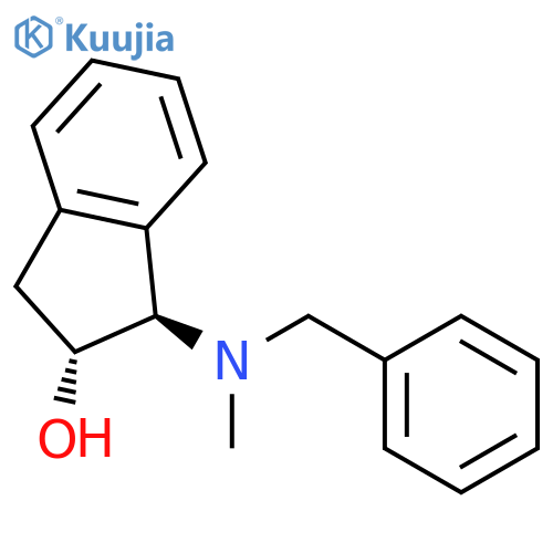 1H-Inden-2-ol, 2,3-dihydro-1-[methyl(phenylmethyl)amino]-, trans-(±)- structure