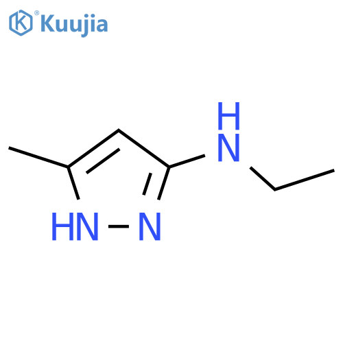 N-ethyl-5-methyl-1H-pyrazol-3-amine structure