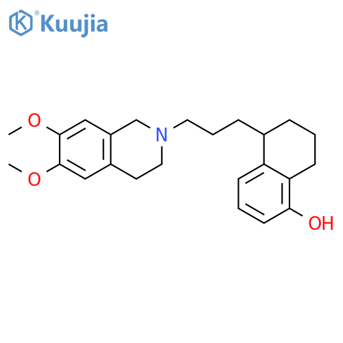 6,7-dioxyalkyltetrahydroisoquinolines structure